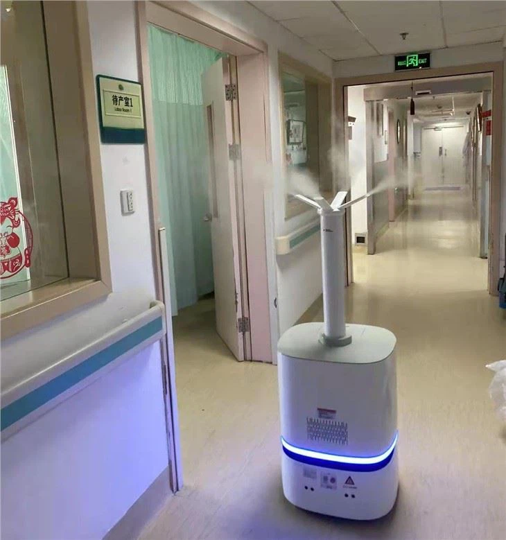 Robô de desinfecção inteligente para hospital